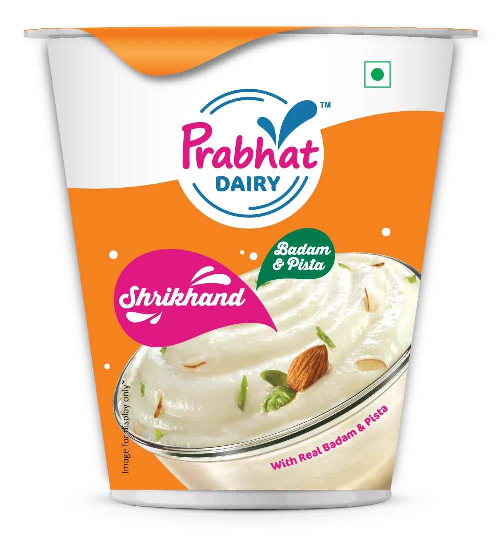Prabhat Dairy Shrikhand Cup Dryfruits 3kg BW 100gml