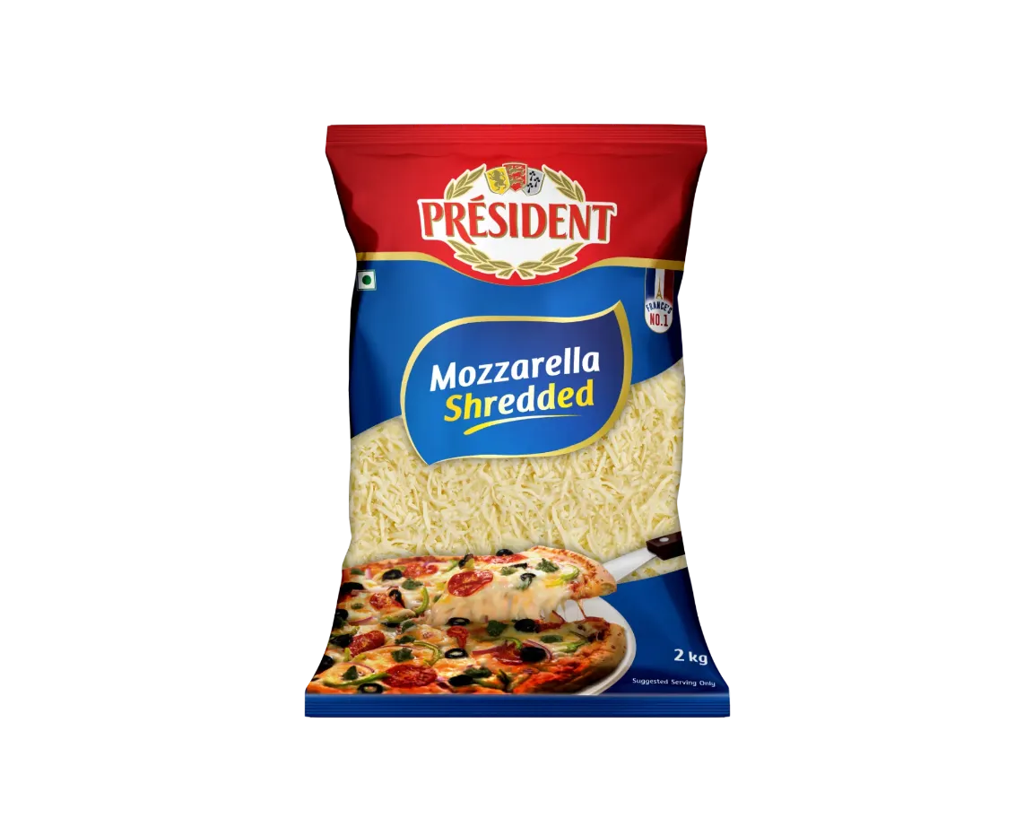 President India Cheese Shredded 2kg